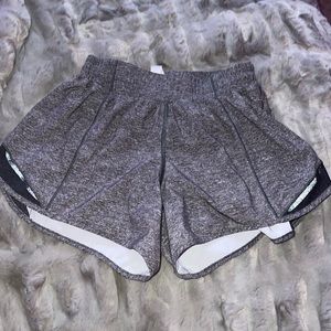 Lululemon hotty hot running shorts